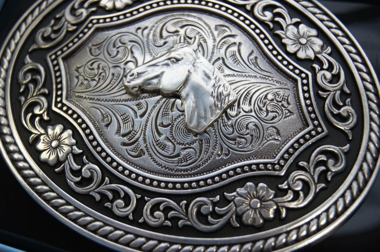 Nocona Horse Head Western Belt Buckle HORSE 37711
