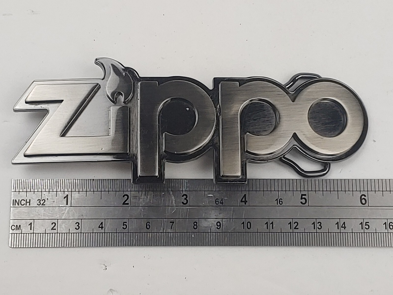 Zippo BELT BUCKLE, 6.0&Prime; x 2.25&Prime;, Will Fit up to a 1.5&Prime; Belt, New in Gift Box