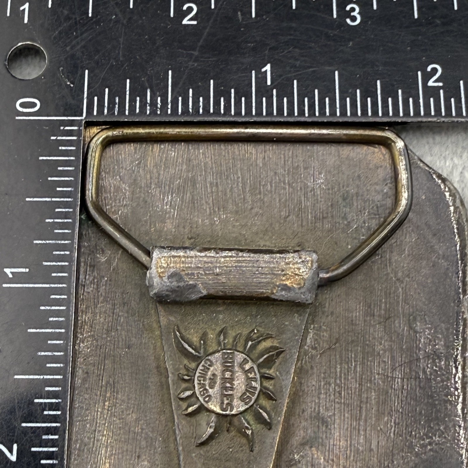Vintage American Express Co.Belt Buckle Lewis Buckles