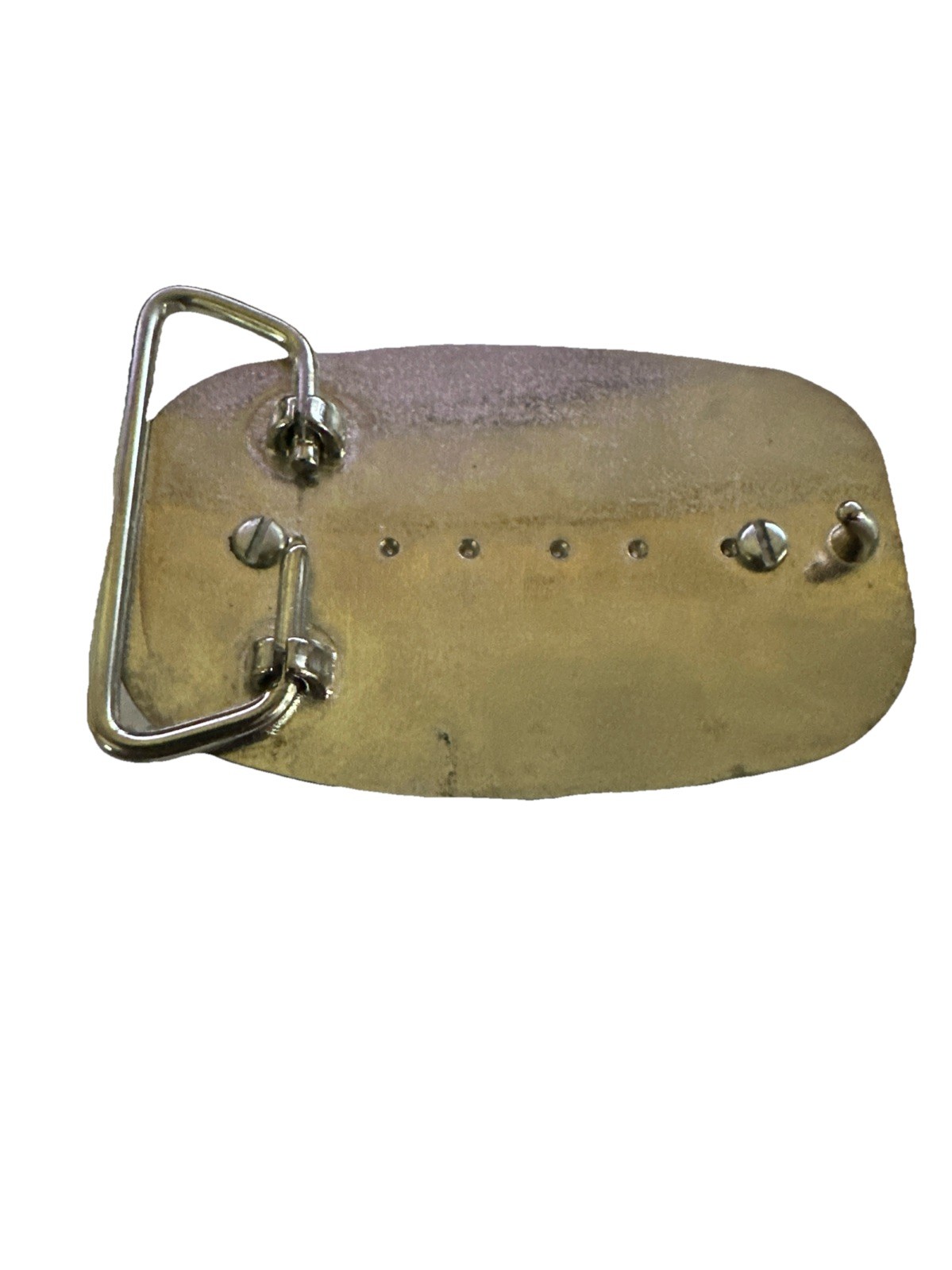WESTERN STYLE BELT BUCKLE With Cross Silver Plated Unique