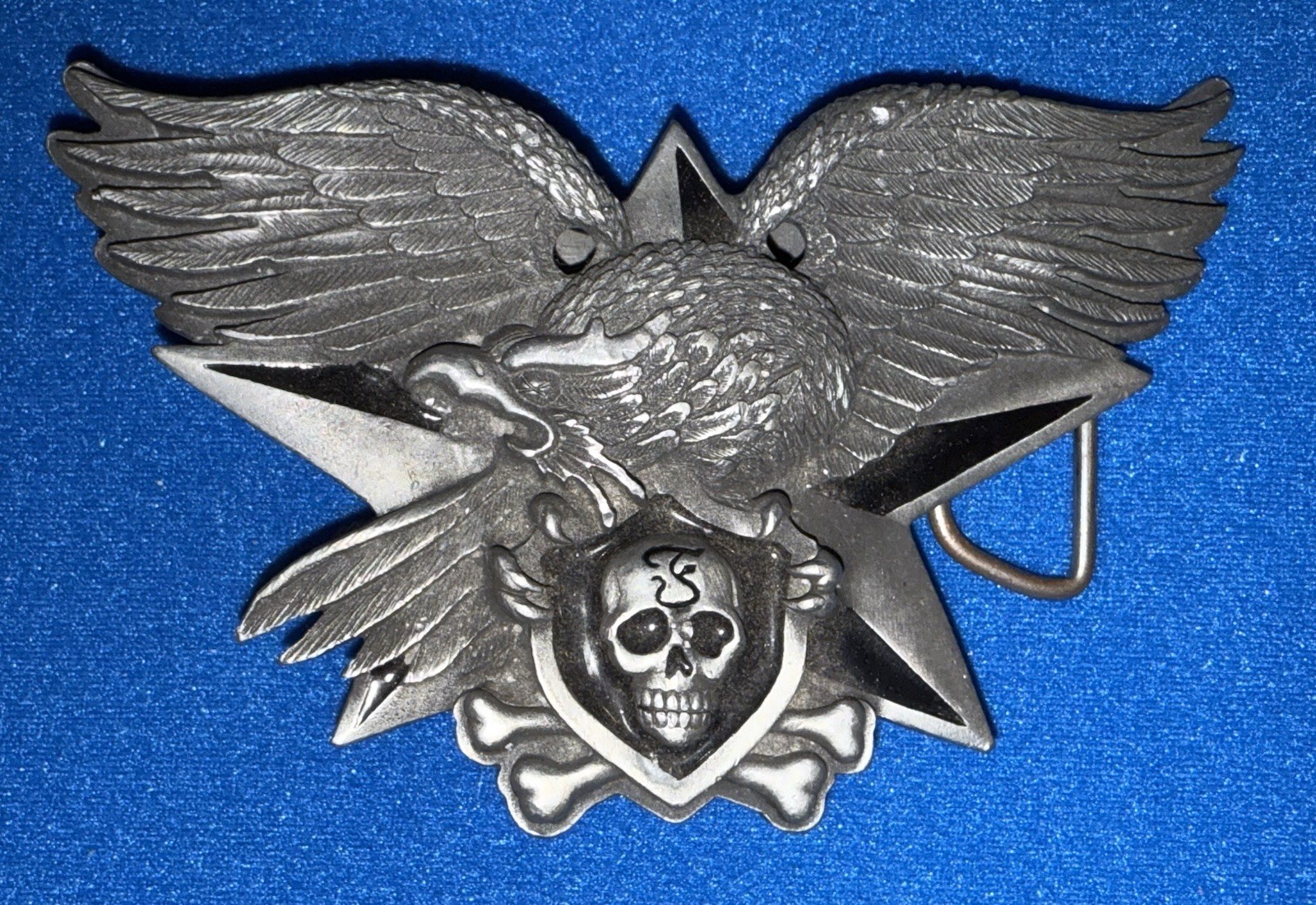 Vintage Felon Clothing Belt Buckle Eagle Zippo Holder Y2K 2003 Grunge Skater