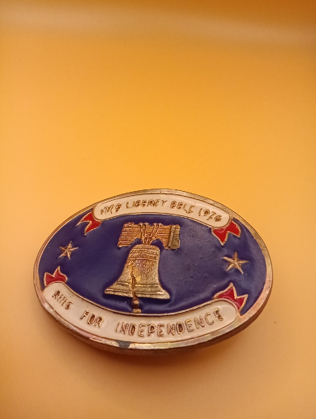 VTG Liberty Bell Bicentennial 1776 1976 Belt Buckle Patriotic American USA