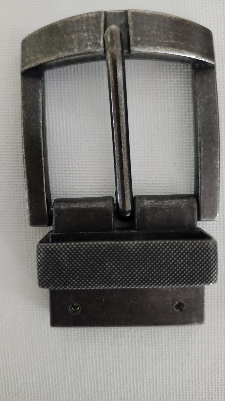 2 Plain Belt Buckle, Silver Color; Brass Color, Excellent Condition, 1.75&Prime; Belt