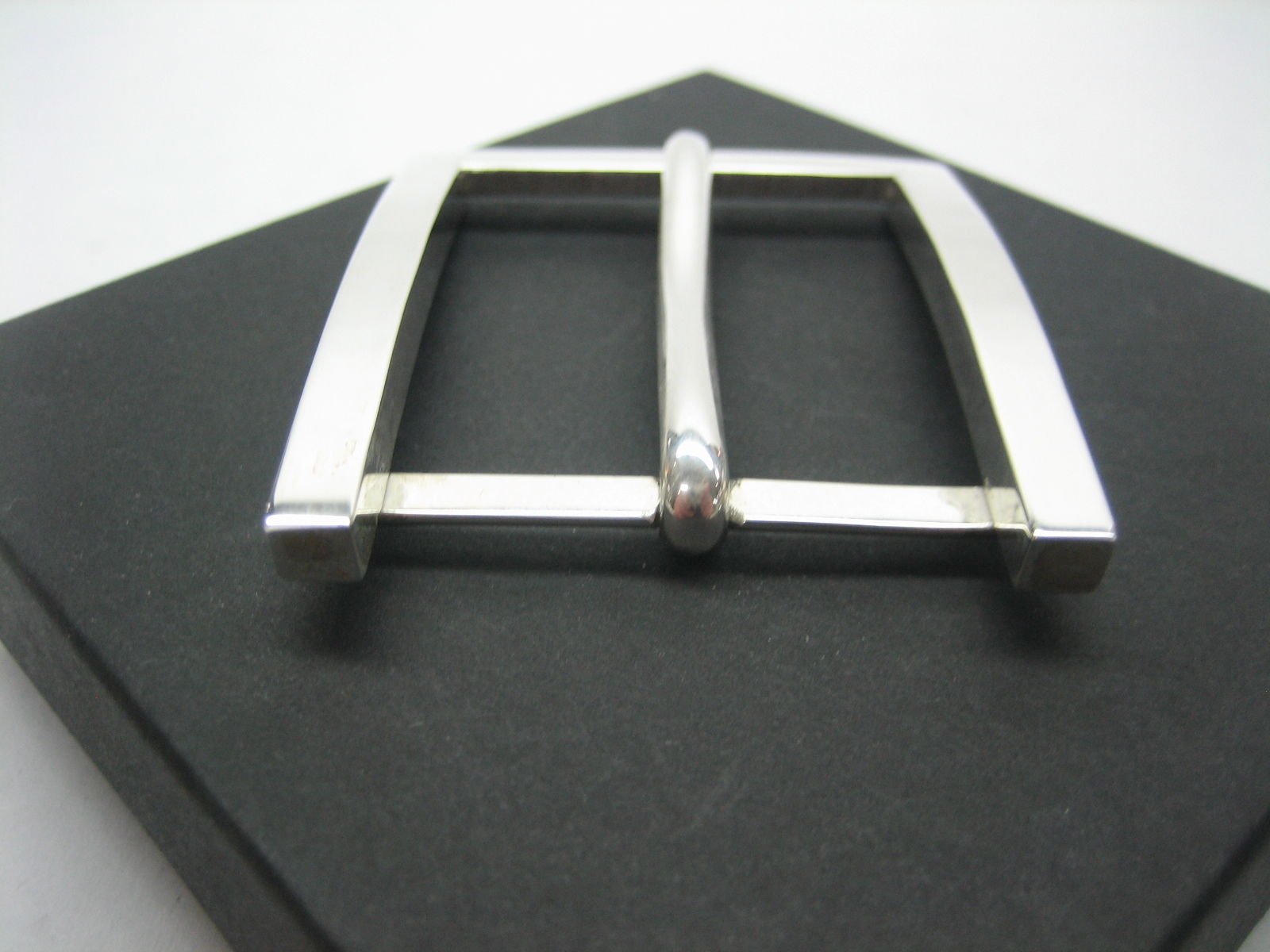 STERLING SILVER 925 BUCKLE AVAILABLE FOR 1&Prime; 1-1/8&Prime; 1-1/4&Prime; 1-3/8&Prime; 1-1/2&Prime; BELTS