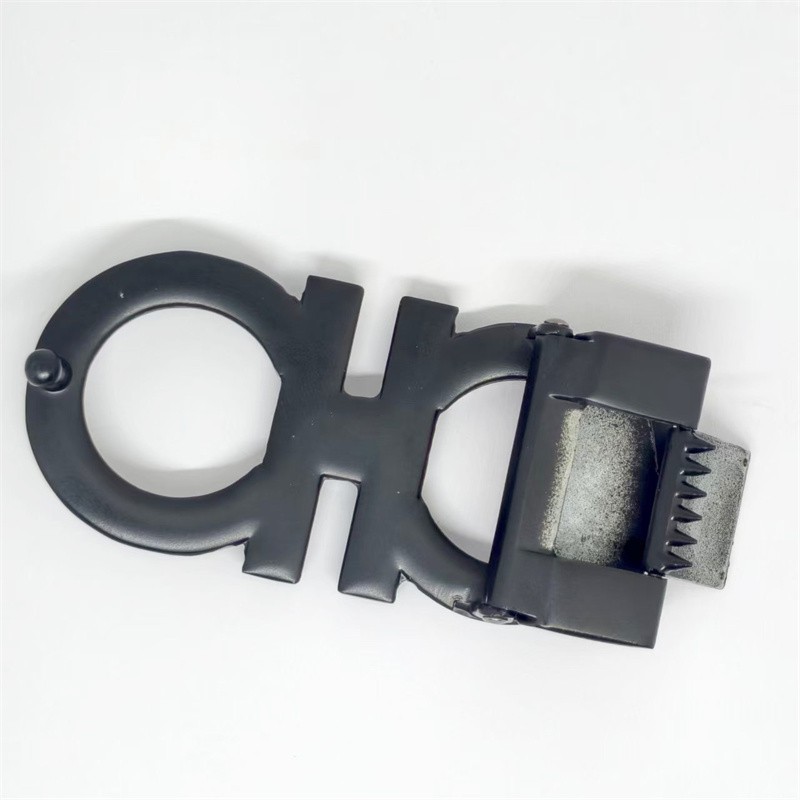 Salvatore Ferragamo Gancini matte black Belt Buckle for 34-35mm belt