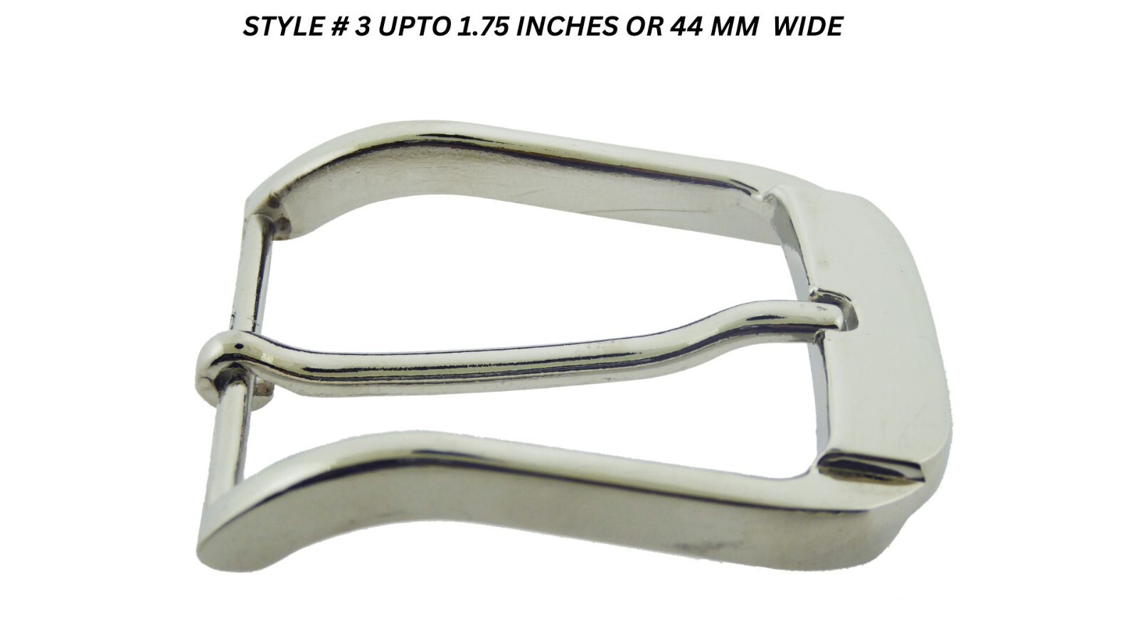 Pin Belt Buckles for Men&rsquo;s Fits 1.50″ inch 40mm Belt Silver Chrome Lead-free New