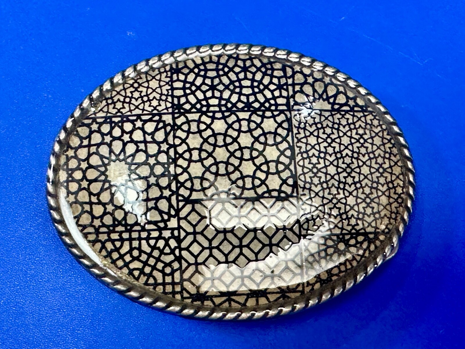 Trippy Multi Pattern Design What I Call Retro Wallpaper Belt Buckle By Ivan