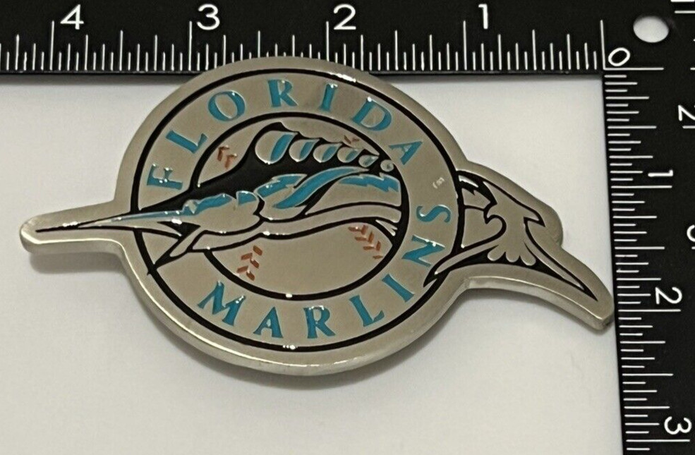 Florida Marlins Baseball Team Belt Buckle MLB Major League Baseball