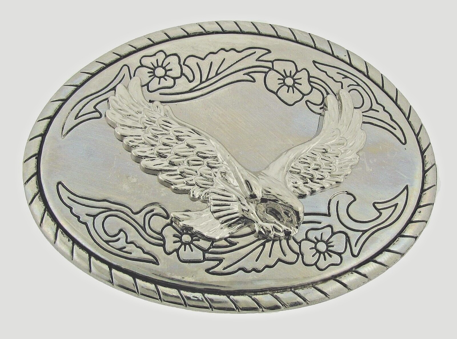 Eagle Belt Buckle New Men Women Western Style Cowgirl Cowboy Rodeo Silver Metal