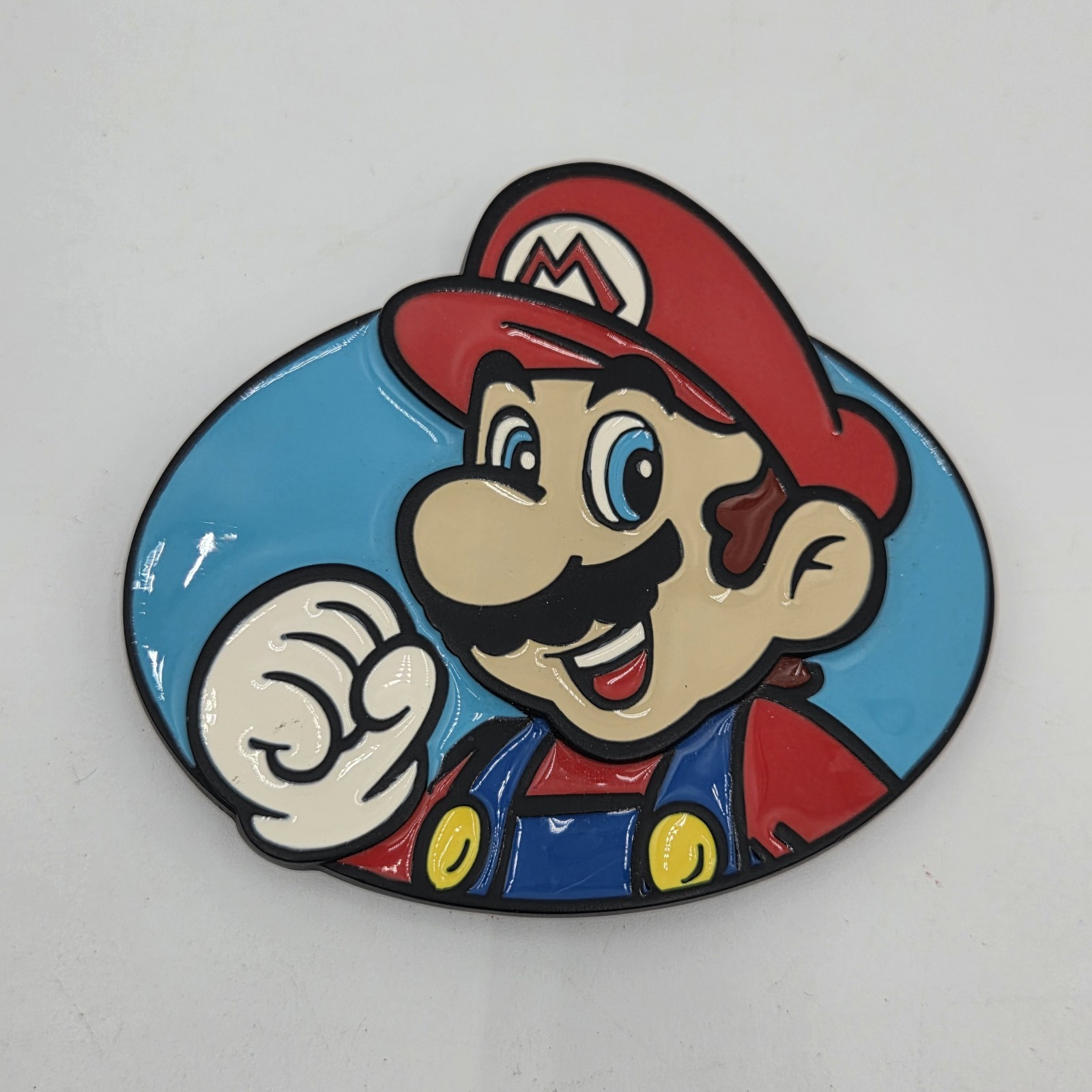 Nintendo Super Mario Metal Enamel Belt Buckle 2011 – Excellent