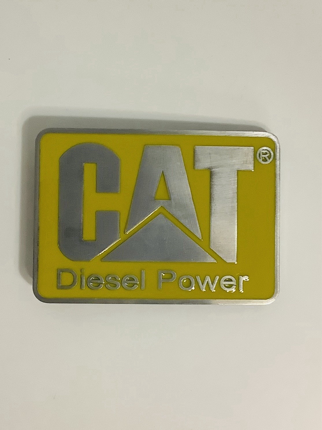 CAT Diesel Power Logo Metal Belt Buckle