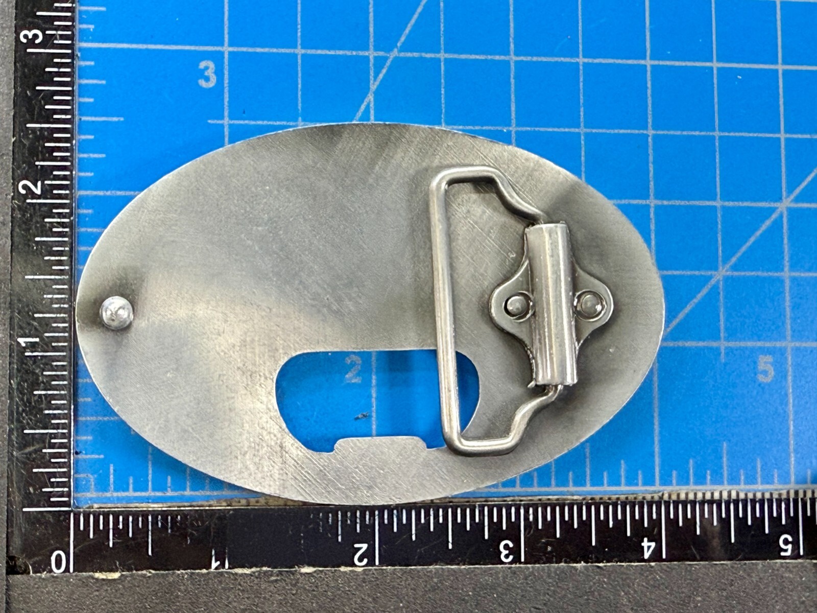 Got Beer Novelty Blue Enameled Funny Bar Pick Up Belt Buckle With Bottle Opener
