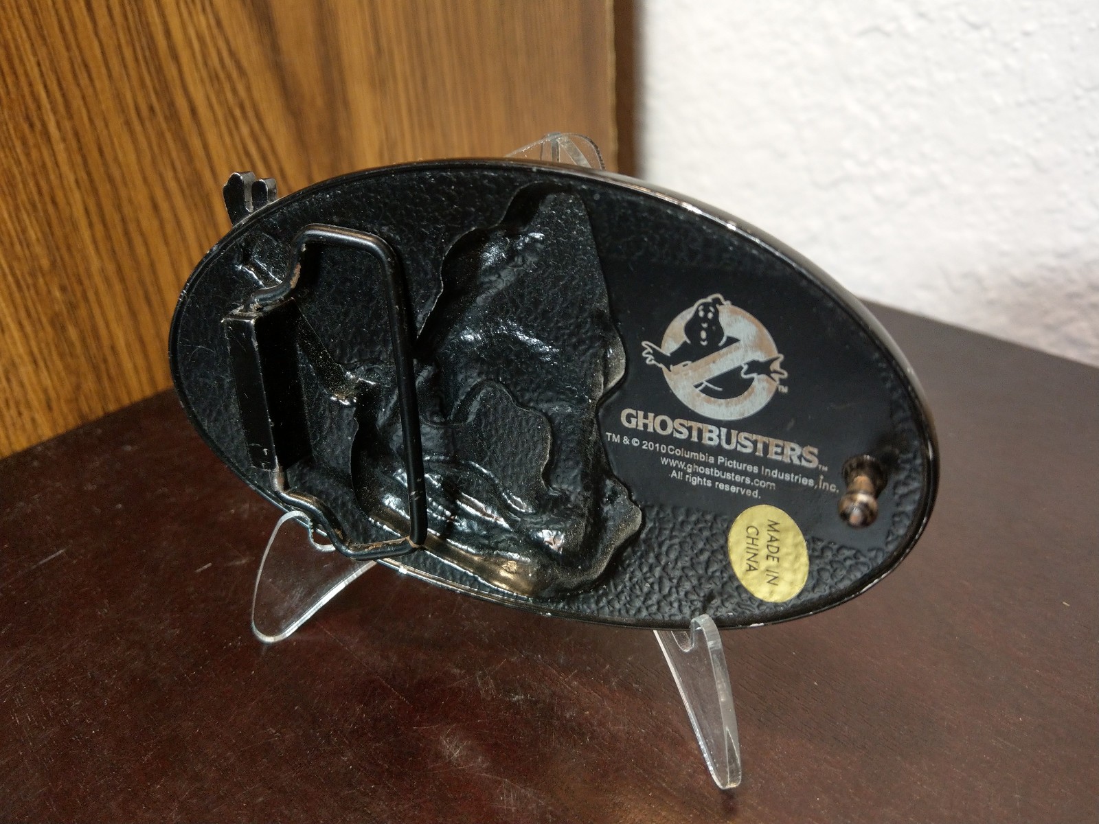 2010 Ghostbusters SLIMER Ghost 3D Belt Buckle Glow-In-Dark RARE