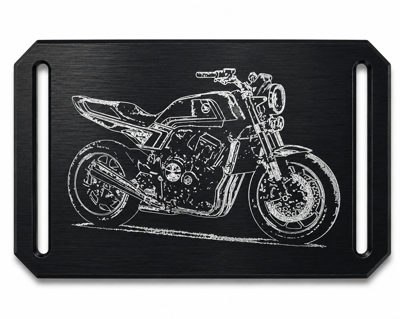 CRIOS Branding Belt Unisex Aluminium Buckle Motorcycle Honda CB 500 Aluminium