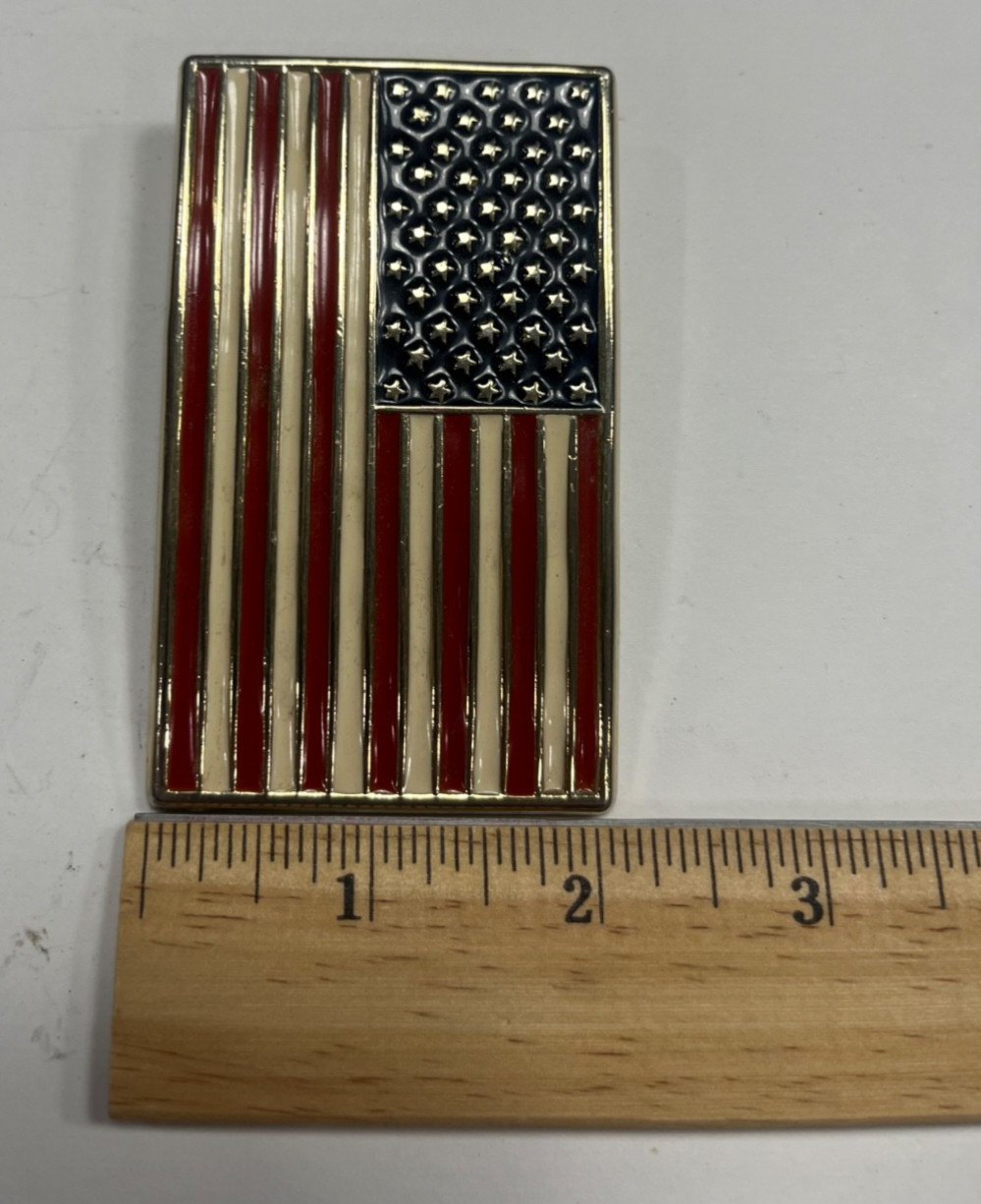 USA Country American National Flag Metal Belt Buckle