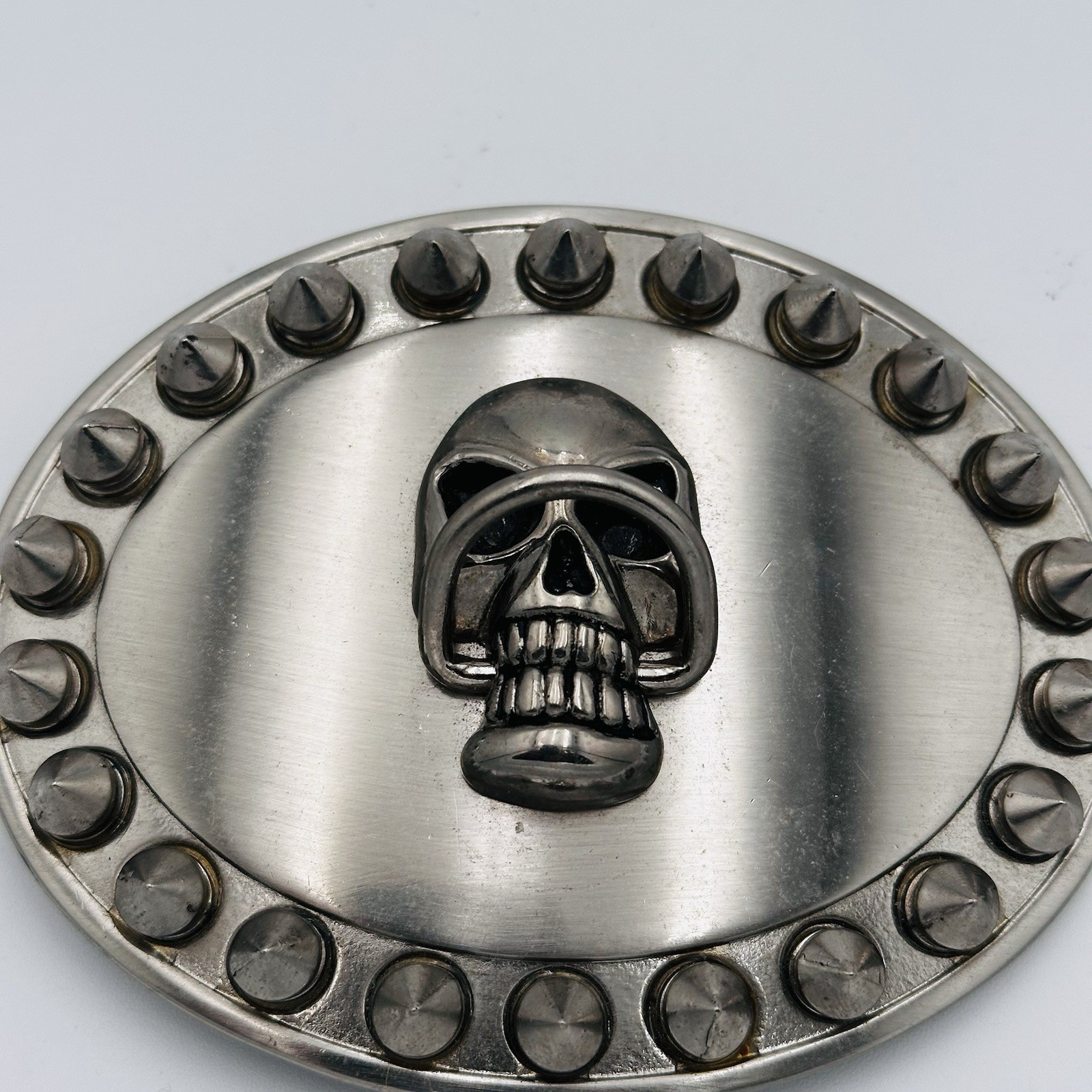 Skeleton Buckle Studded Grunge Gothic Rock Belt Buckle