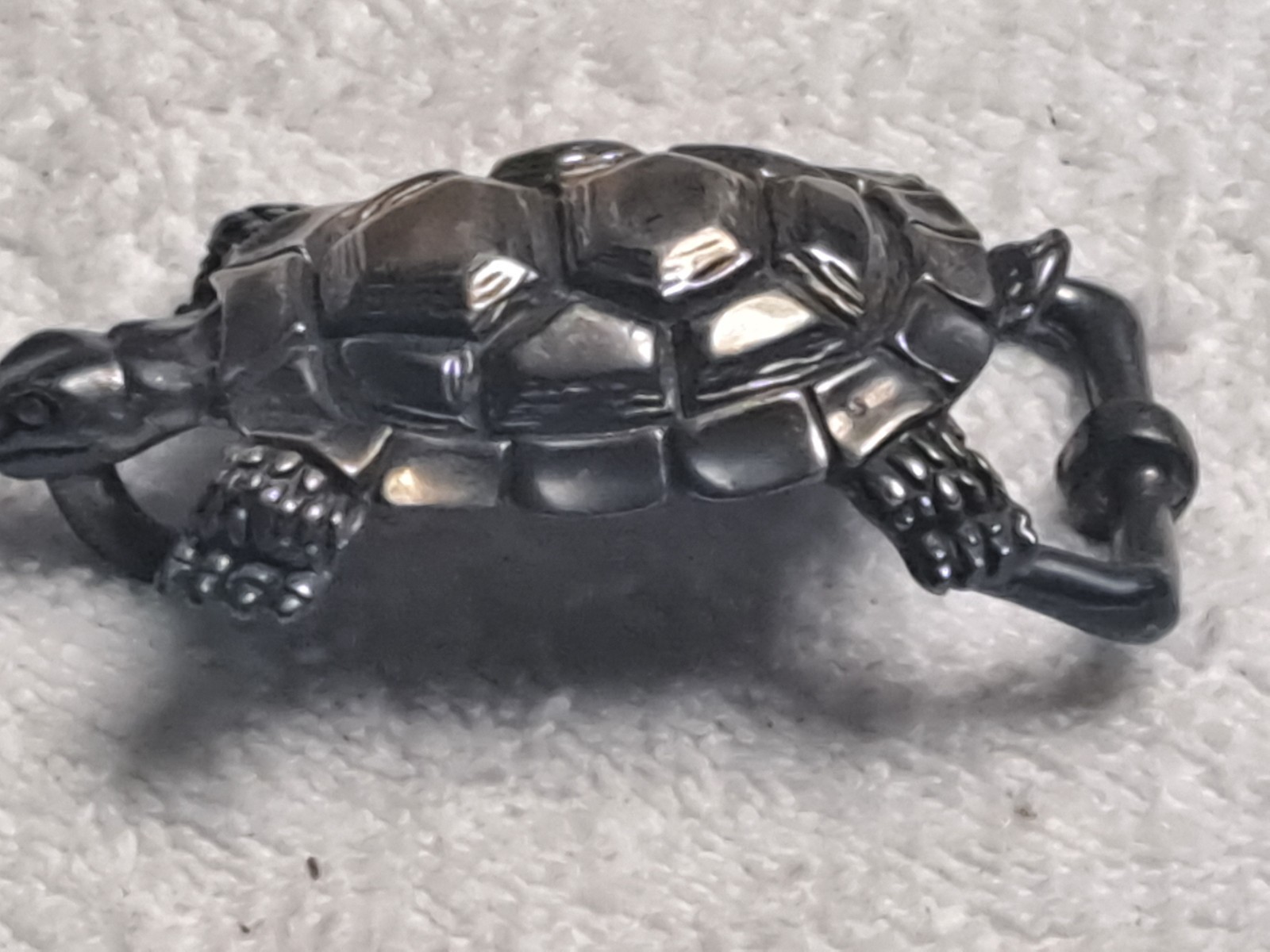 ALEXANDER&rsquo;S BELTS & BUCKLES Sterling Vintage 1990 or 1996 turtle