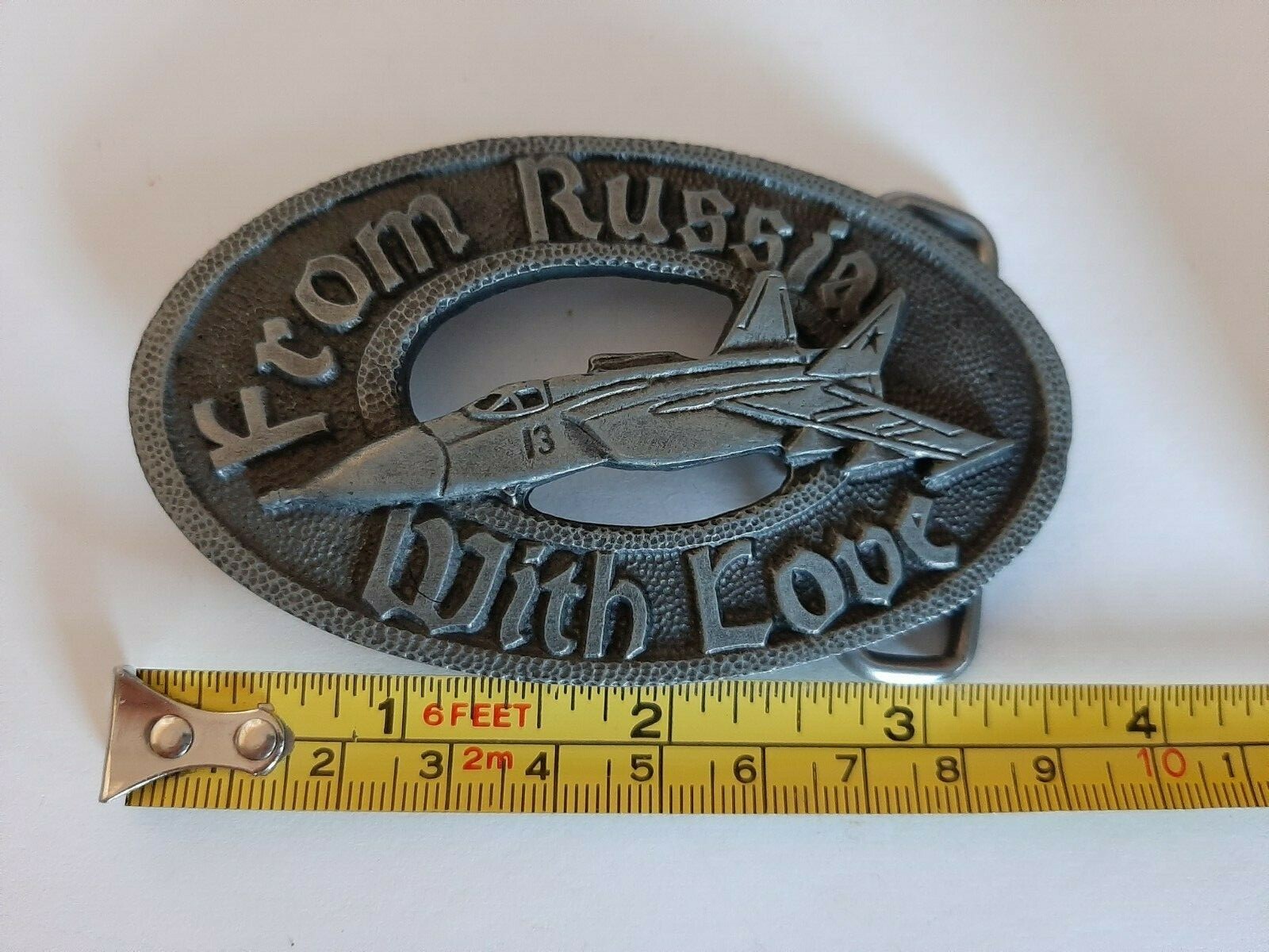 Vintage Military Belt Buckle – Russian Mig « From Russia with Love »