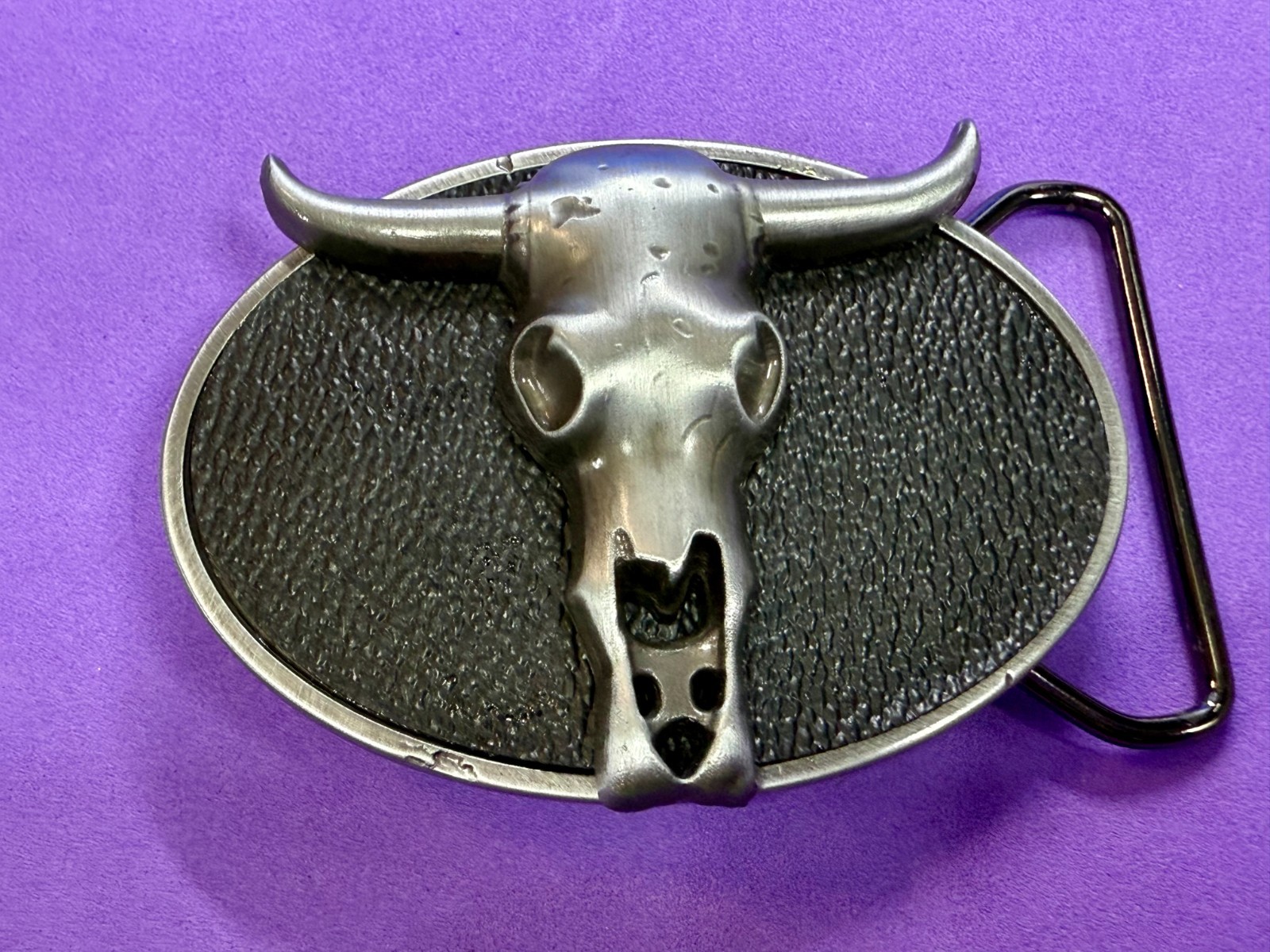 Southwestern Longhorn Skull WaistLand 2006 Belt Buckle by Silver Moon Creations