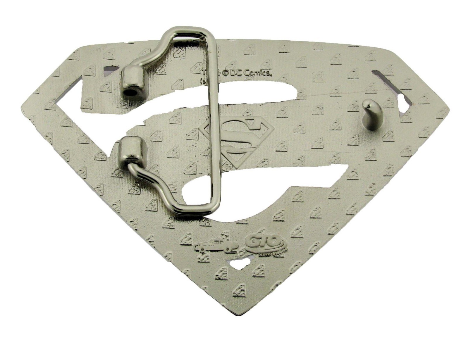 Superman Belt Buckle DC Comics Original Superhero Cosplay Costume Burgundy Metal
