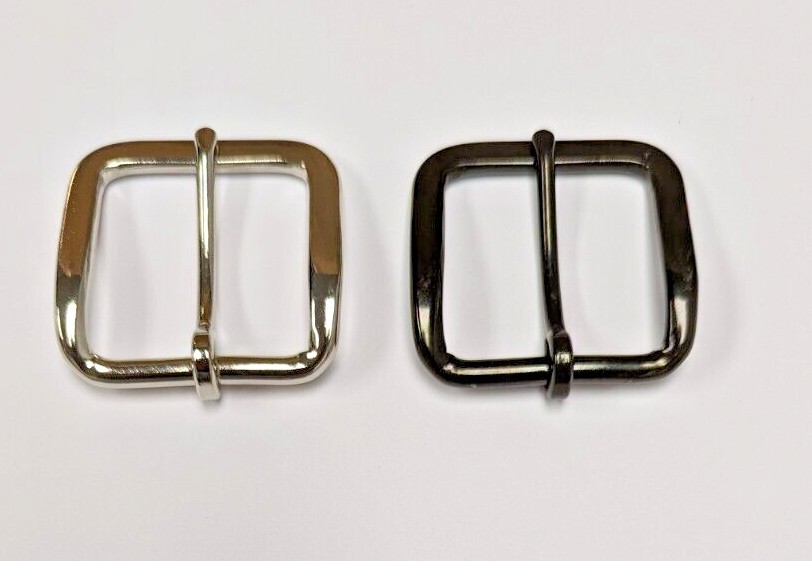 Lot of 100 Pieces Plain Belt Buckles 1-1/2&Prime; inch Black Nickel Plated Steel 1.5&Prime;