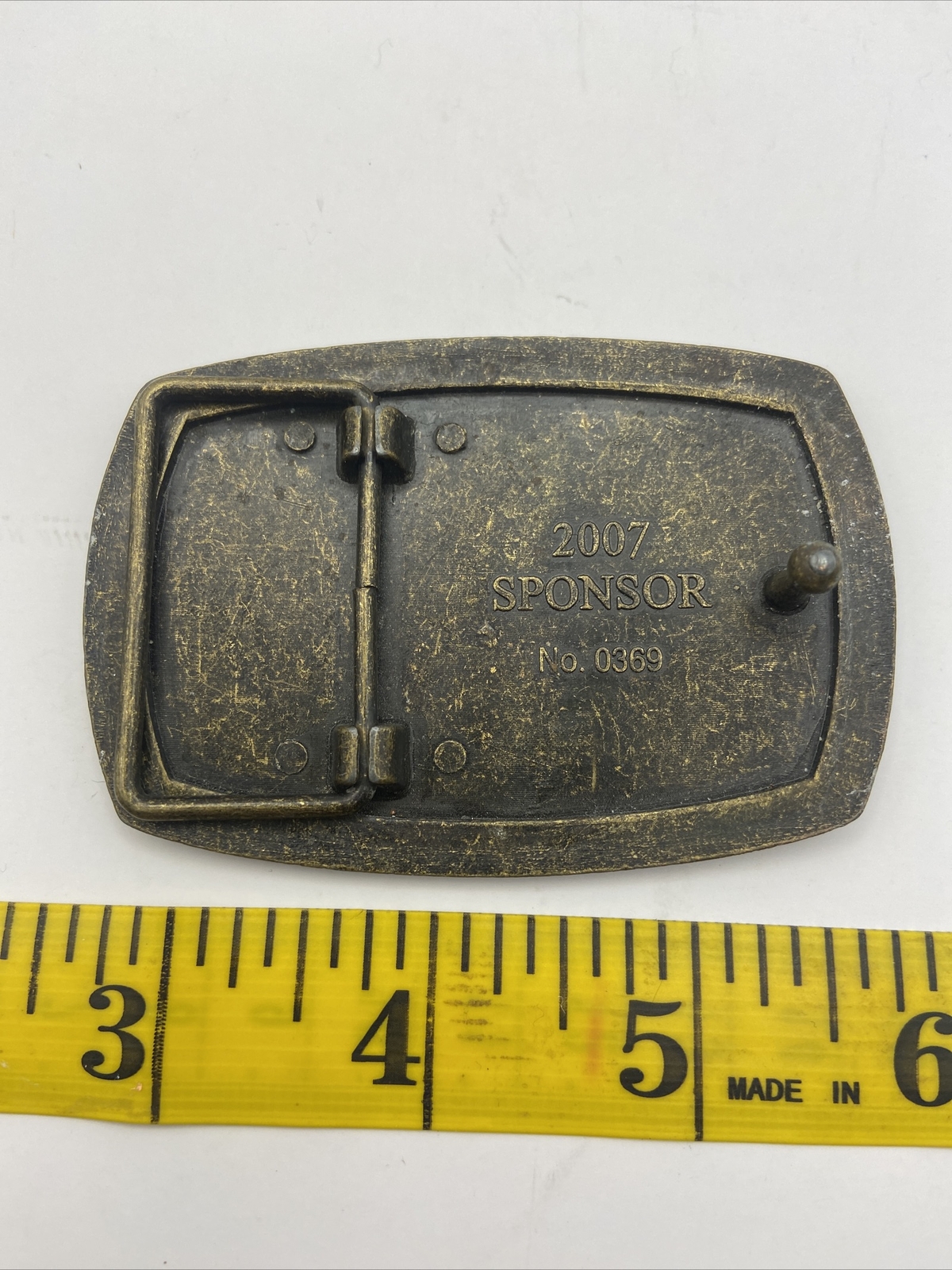 VINTAGE 2006 DISABLED AMERICAN VETERANS MEMORIAL BELT BUCKLE