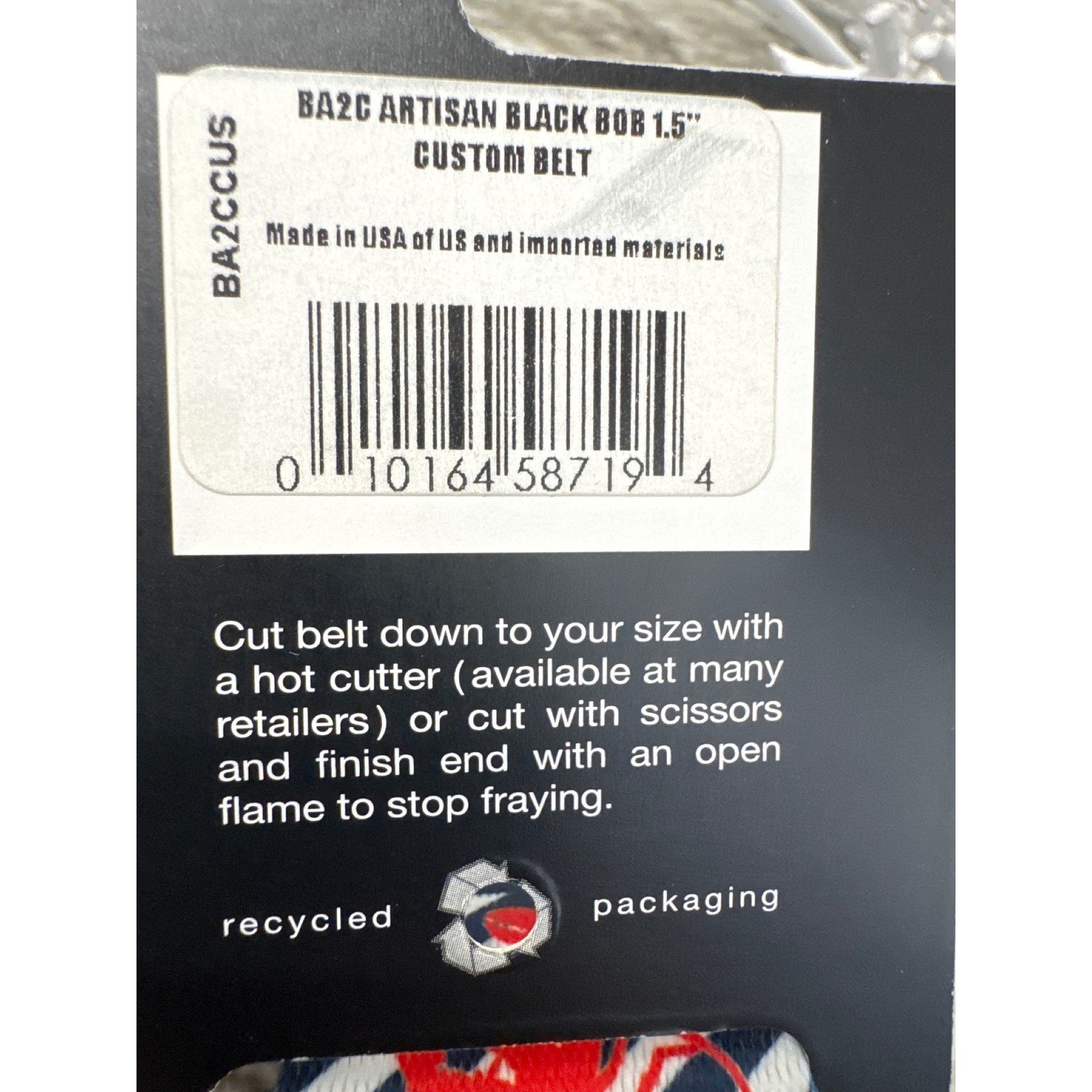 Croakies webbed bottle opener belt red lobster nautical striped pattern NWT