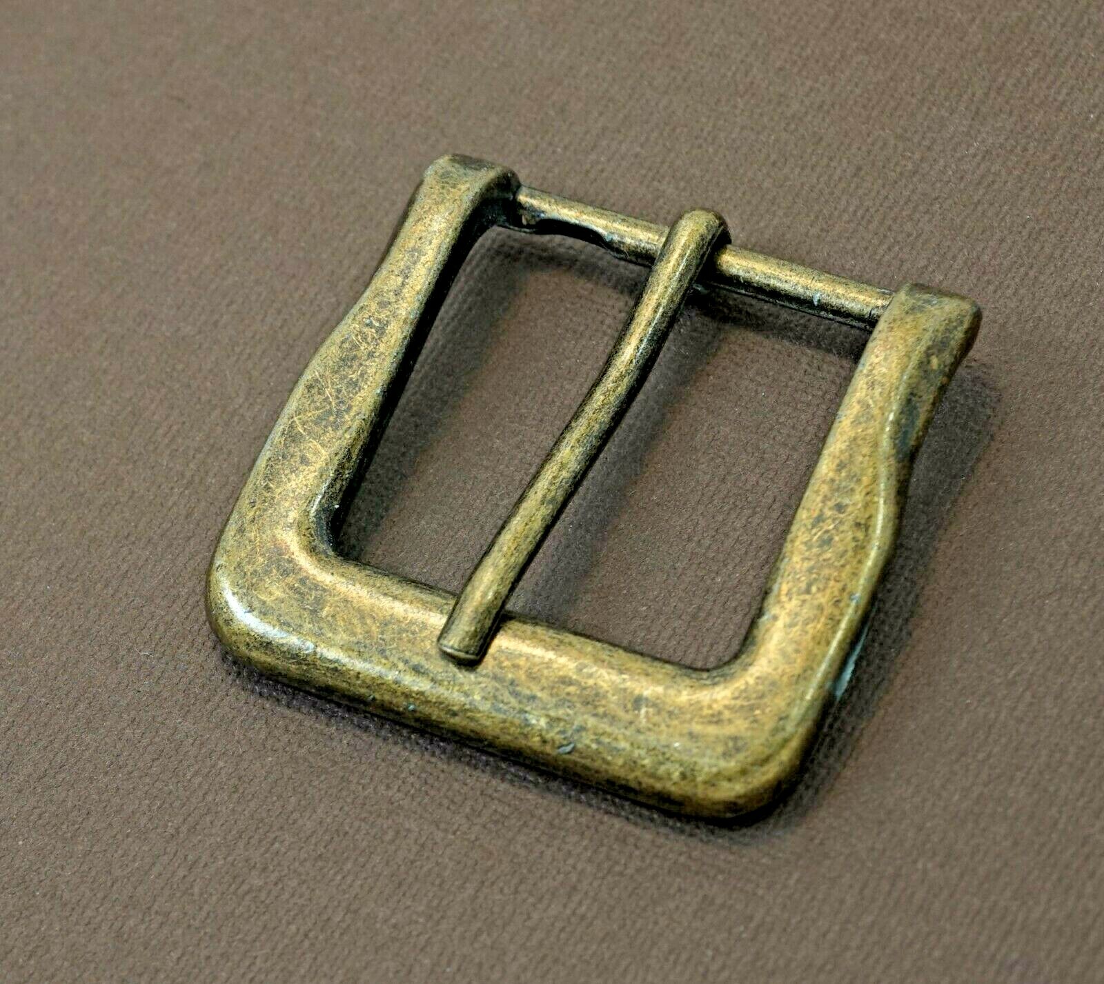 New 1 1/2&Prime; pin buckle(#65) man/women antique brass color finish jean style USA