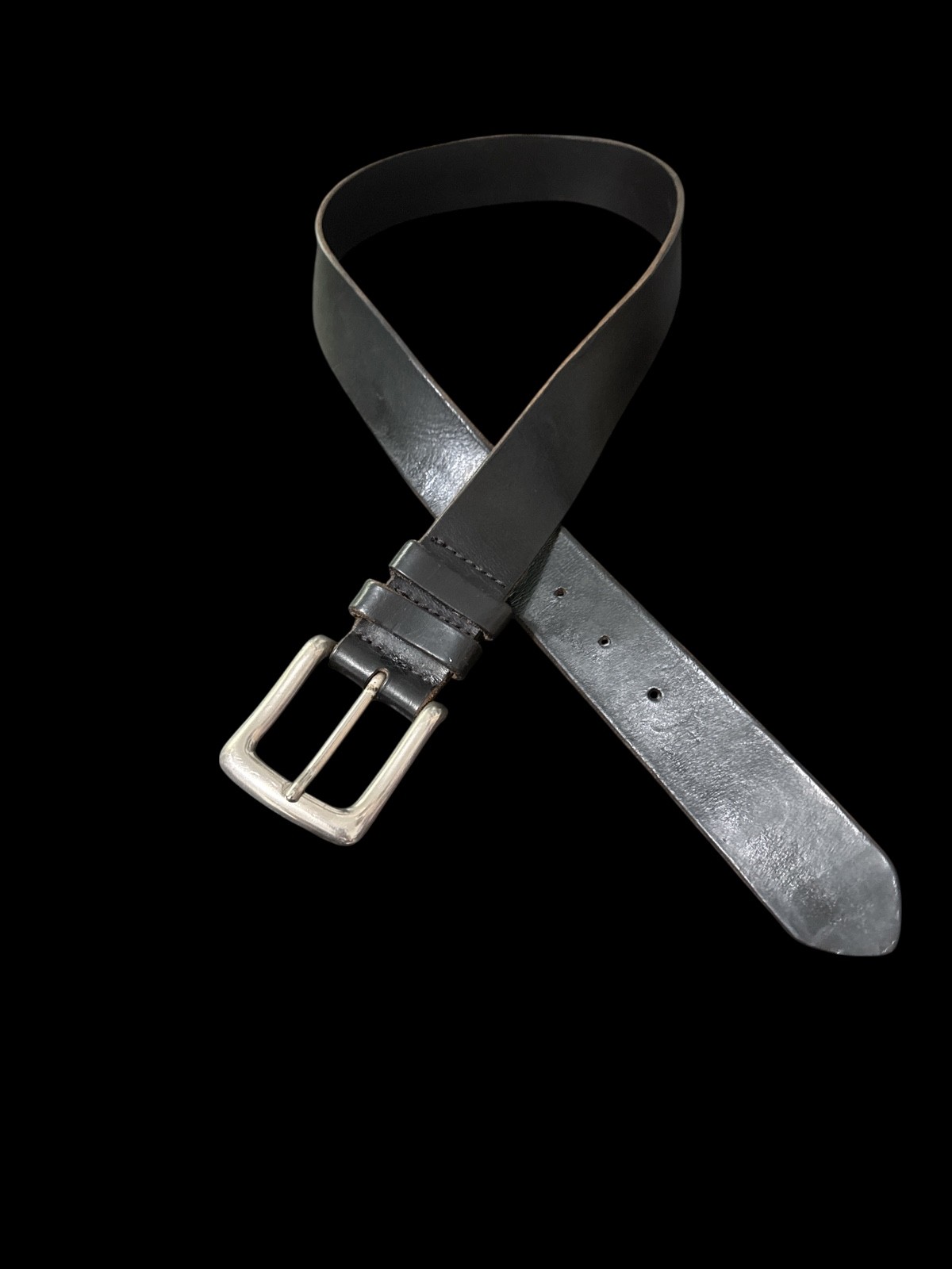 Great Land Outdoor Black Genuine Leather Belt Small / Medium 28-30&Prime;