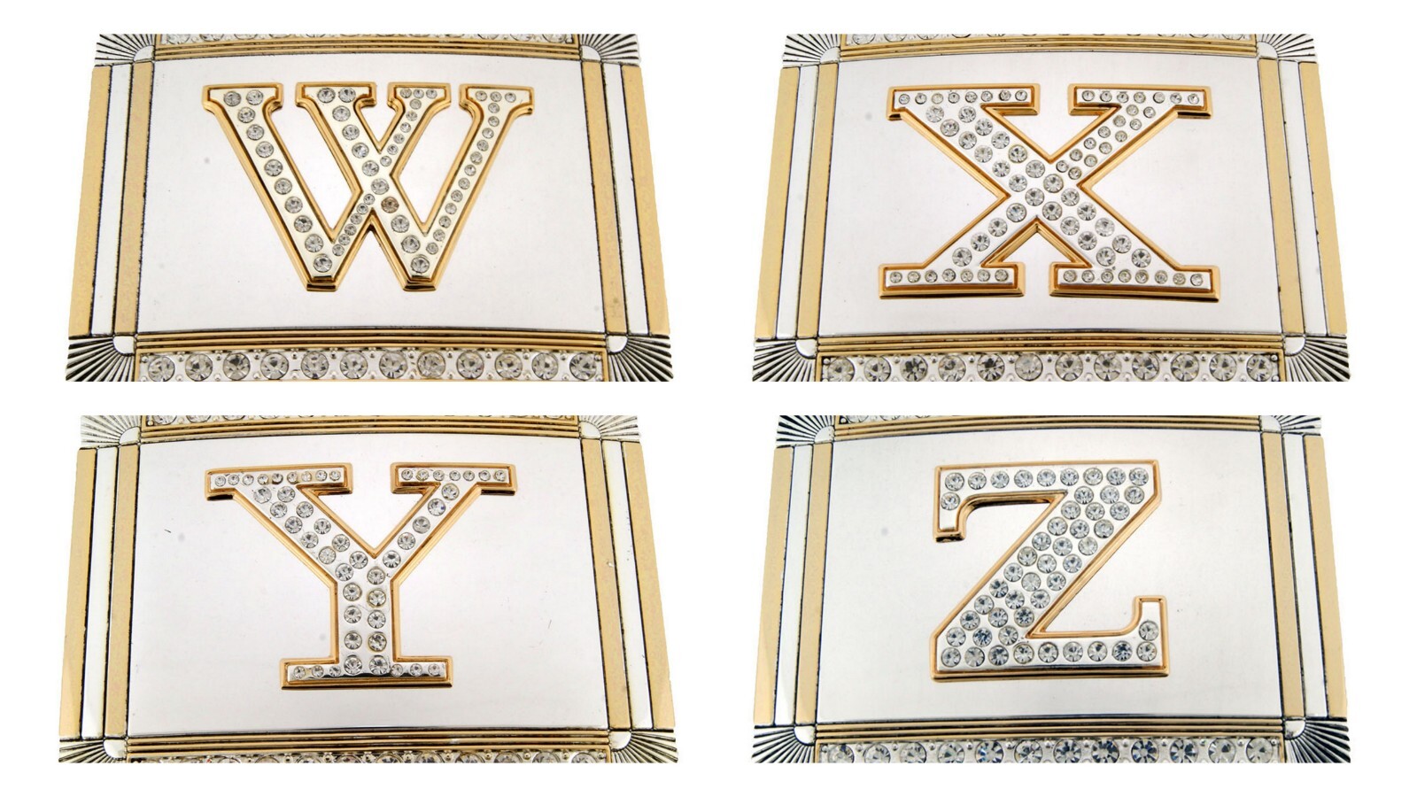 Initial Letter New Men Women A B C D G J R S T Western Cowboy Bling Belt Buckles