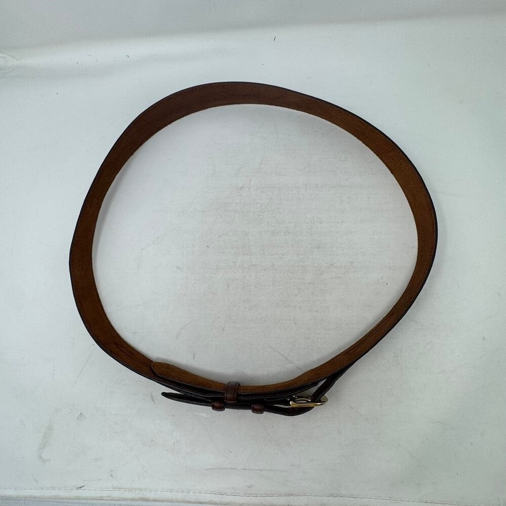 3D Belt Company Western Tooled Leather Belt Brown Brass Buckle Men&rsquo;s