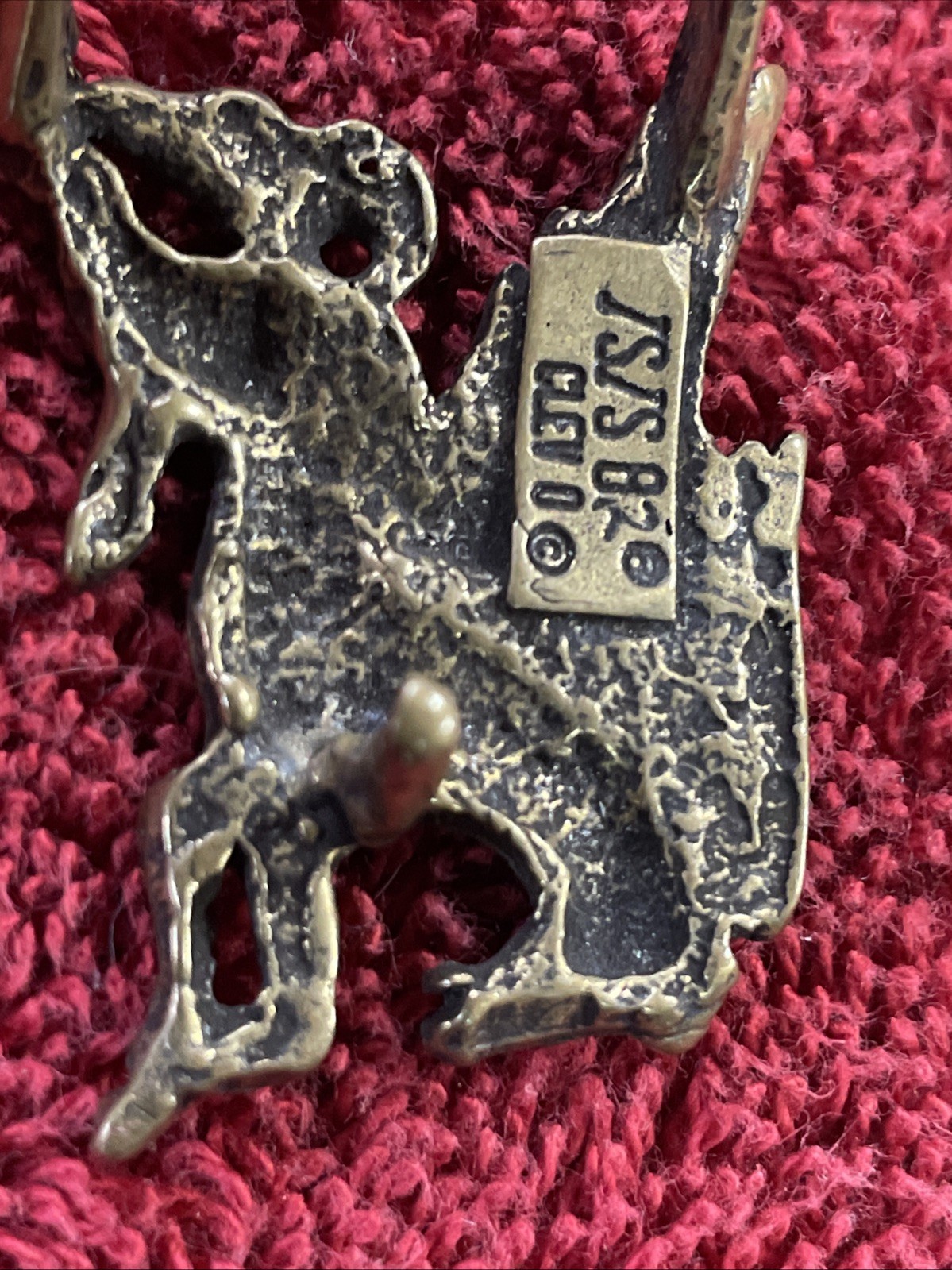 Rare Pegasus ISIS Creations Artists 1982 Solid Brass Vintage Belt Buckle G2U