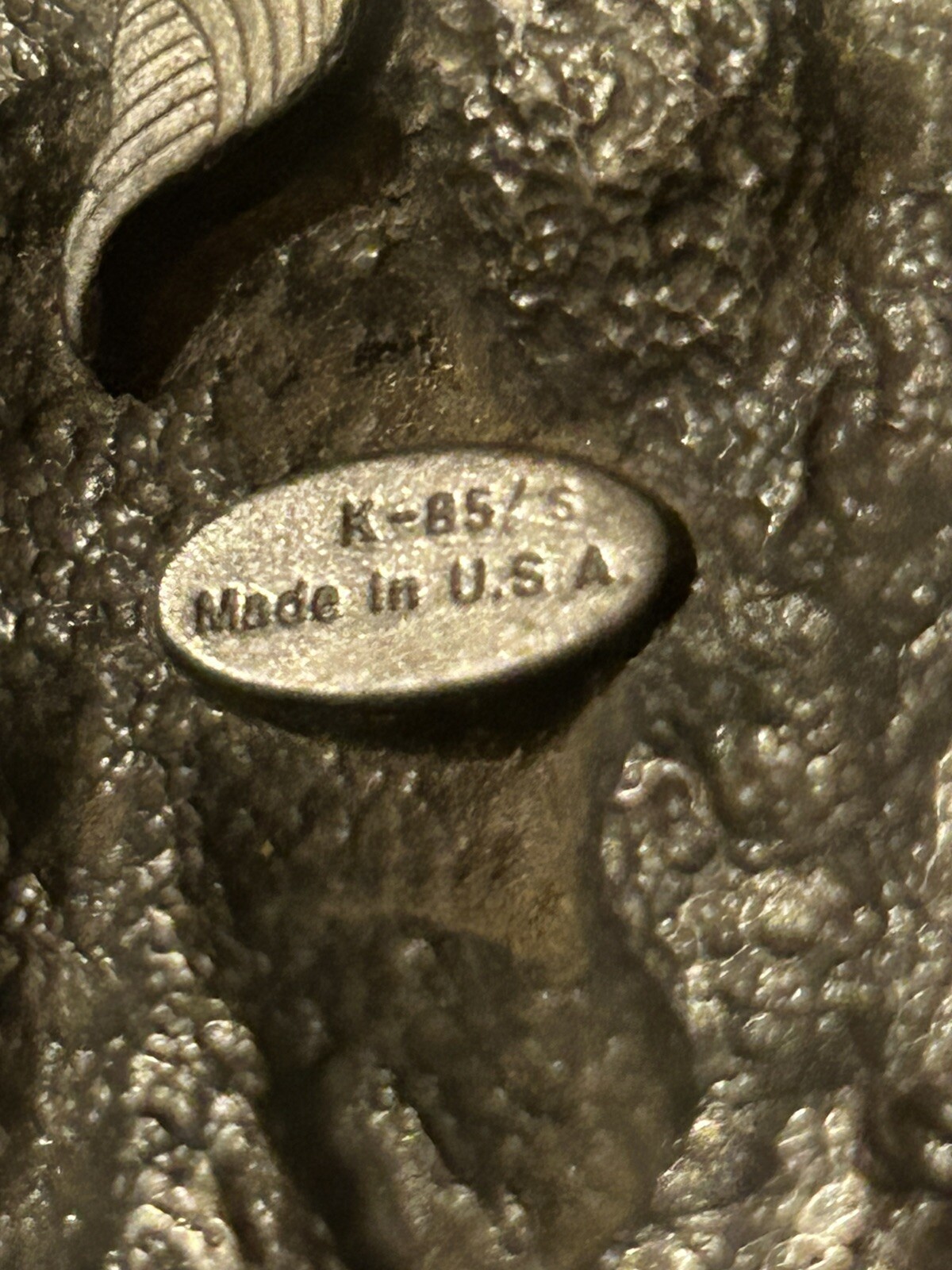 Vtg 1989 Siskiyou Vietnam Veteran USA 3.5&Prime; Enameled Pewter Belt Buckle *As Is*