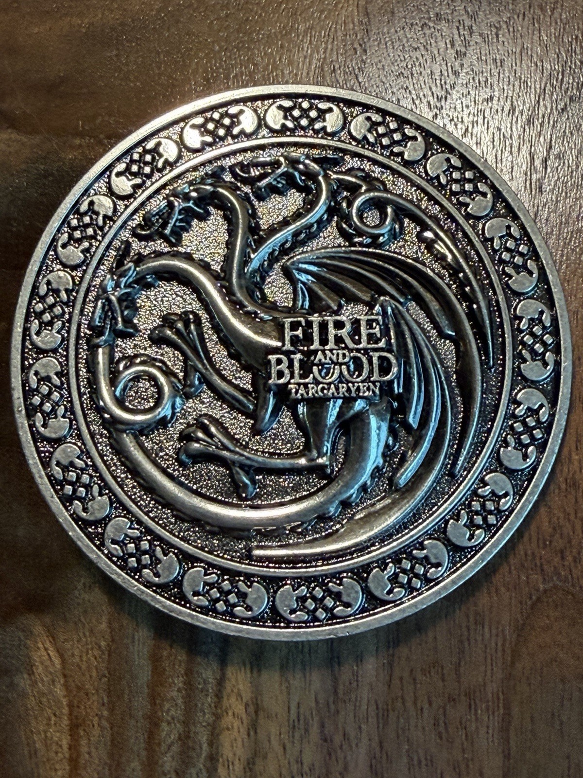 Game of Thrones House Targaryen Dragon Enamel Metal Belt Buckle