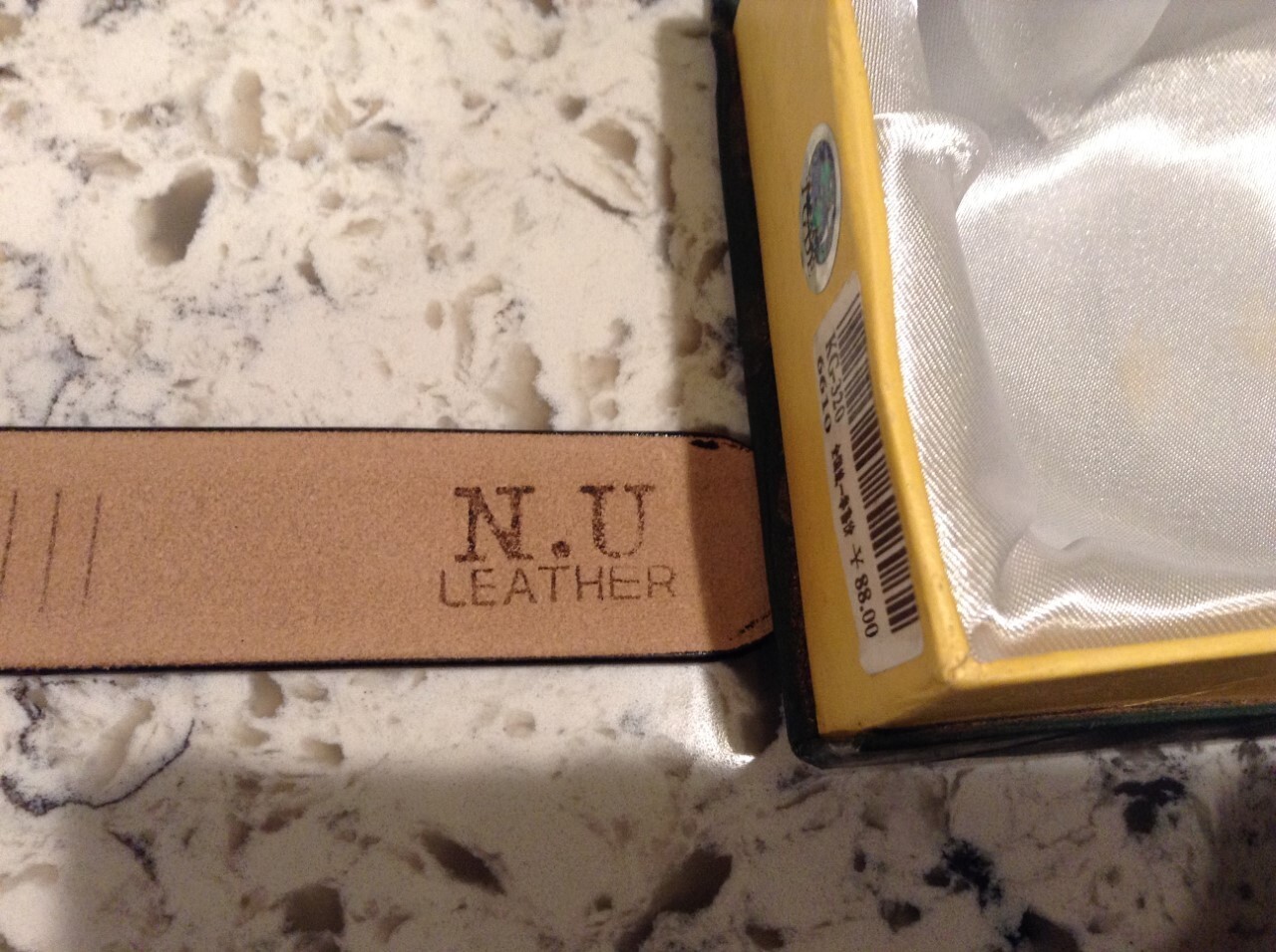 Men&rsquo;s Faux Leather Belt Auto Lock Buckle made by Thailand Crocodile LTD