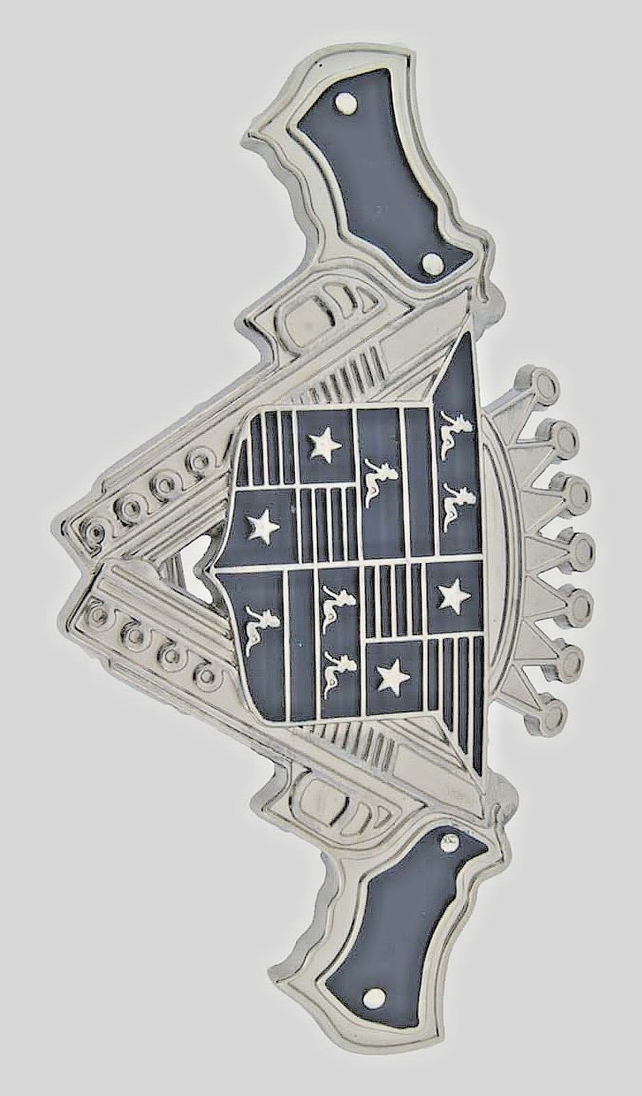 Bottle Opener Belt Buckle Cadillac Guns Mud Girls Silver Metal Halloween Cosplay