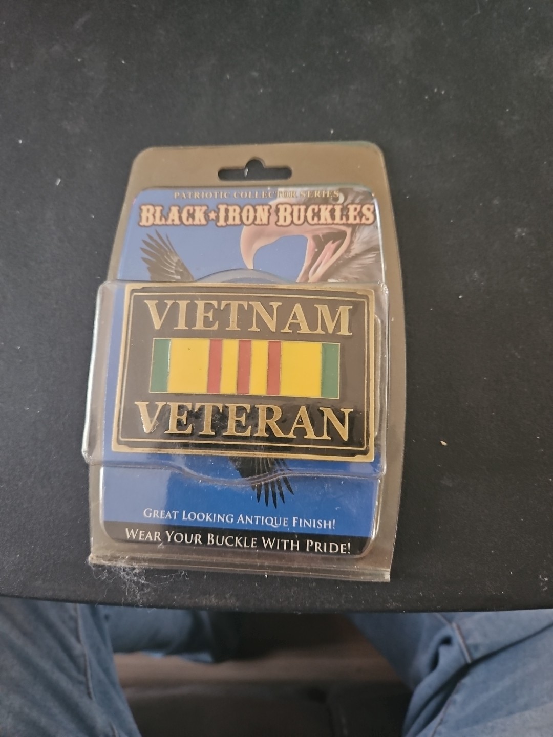 Black Iron Buckles Vietnam Veteran Great Looking Antique Finish Belt Buckle …