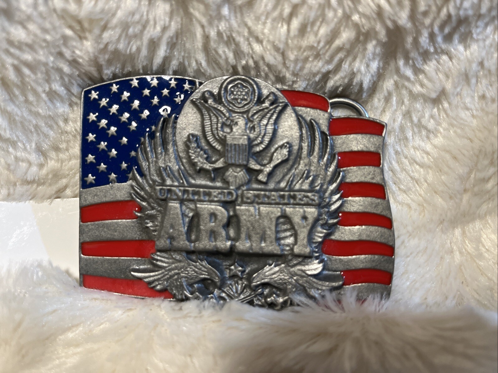 Siskiyou Vintage 1991 United States Army Military Belt Buckle Made In USA B-92