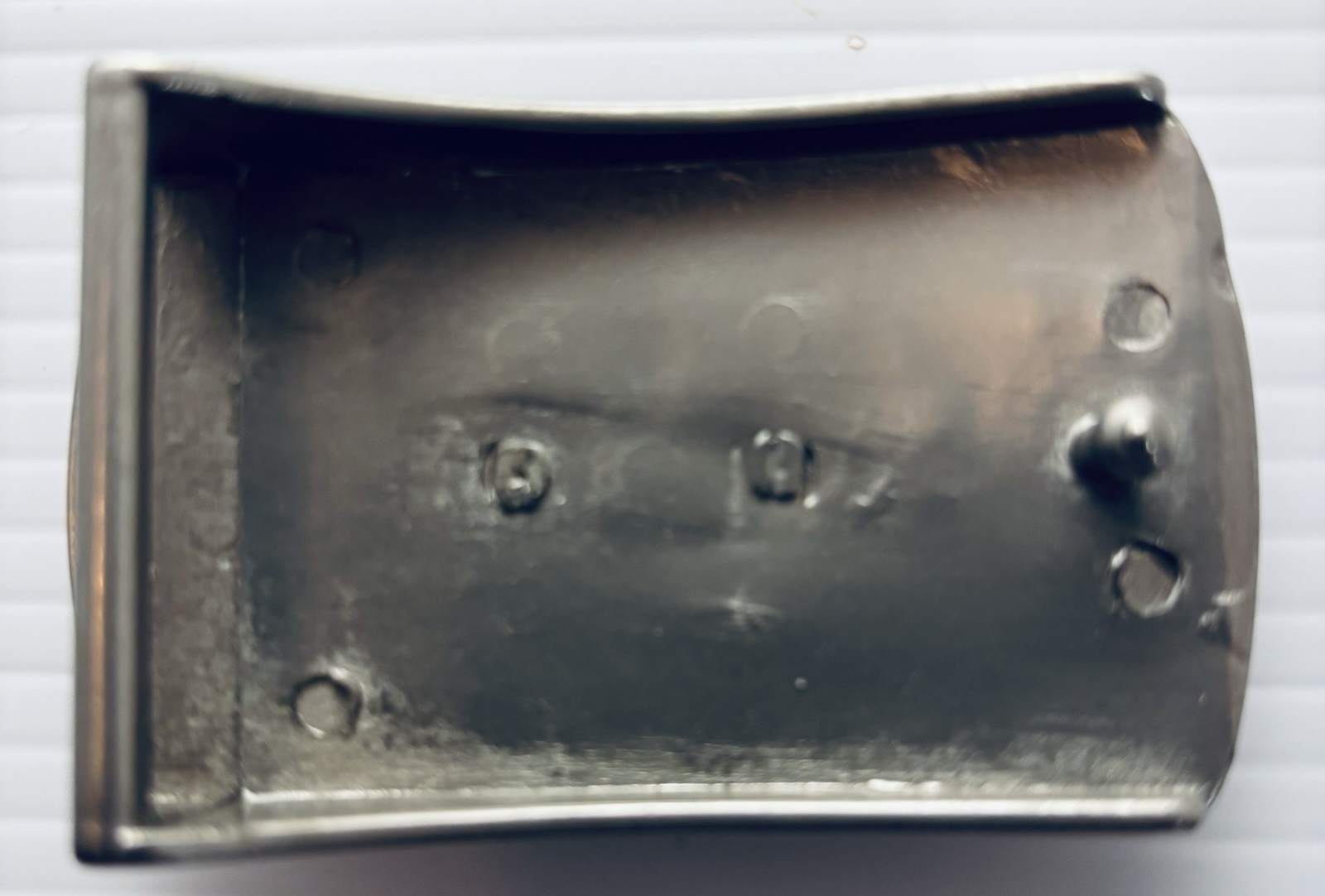 Armani Exchange belt buckle