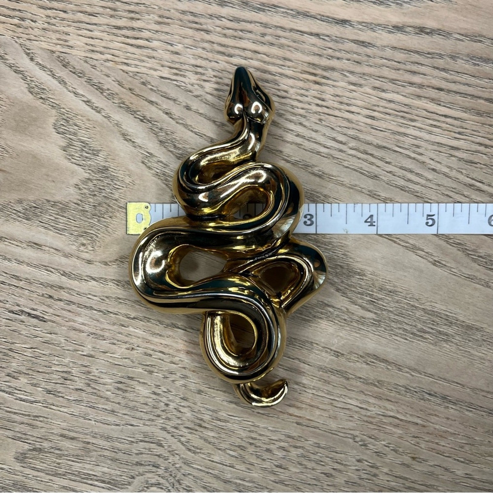 Kieselstein-Cord Snake Serpent Large Gold Buckle Brown Alligator Belt RARE