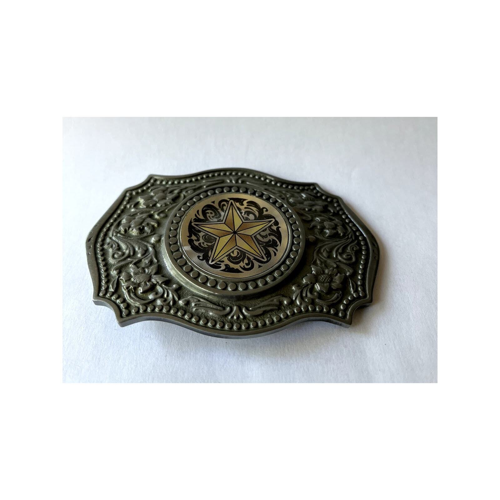 Silver Star Western Country Filigree Belt Buckle Unisex