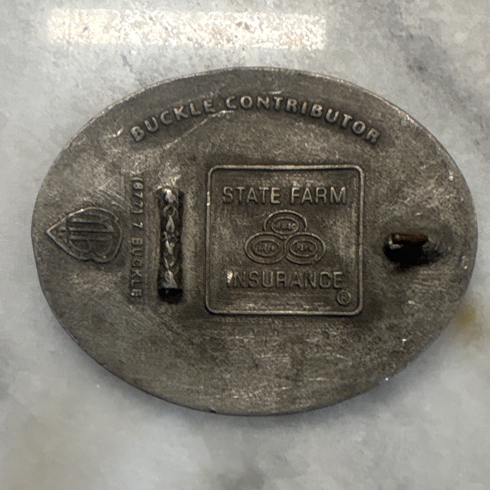 2005 Houston Livestock Show and Rodeo Buckle Pewter