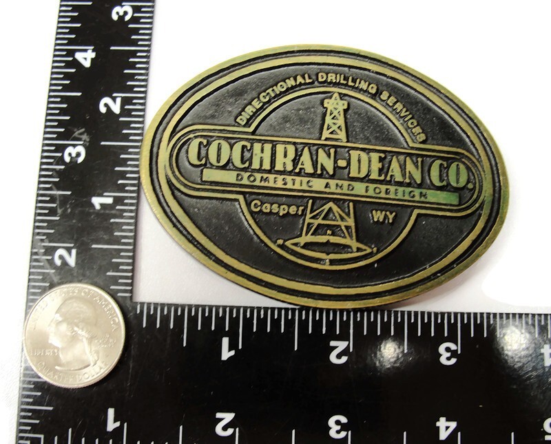 Cochran-Dean Belt Buckle Drilling Services Casper Wyoming DynaBuckle Bronze