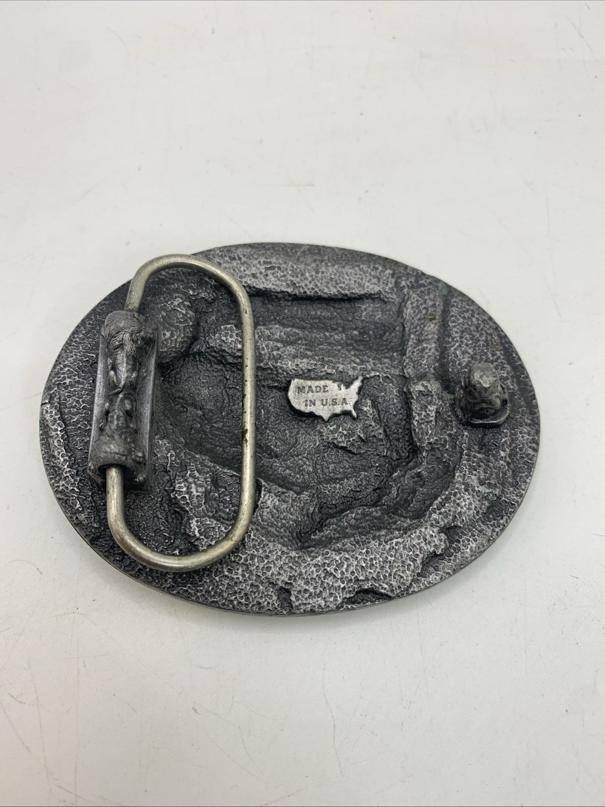 Bass Anglers Sportsman 1990s Society Belt Buckle Made in U.S.A. New No Box Rare