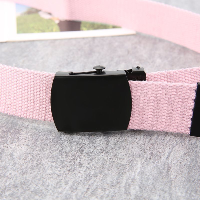 Nylon Belt Alloy Buckle -Versatile Classic Stylish Fashion Accessory 3.8CM Width