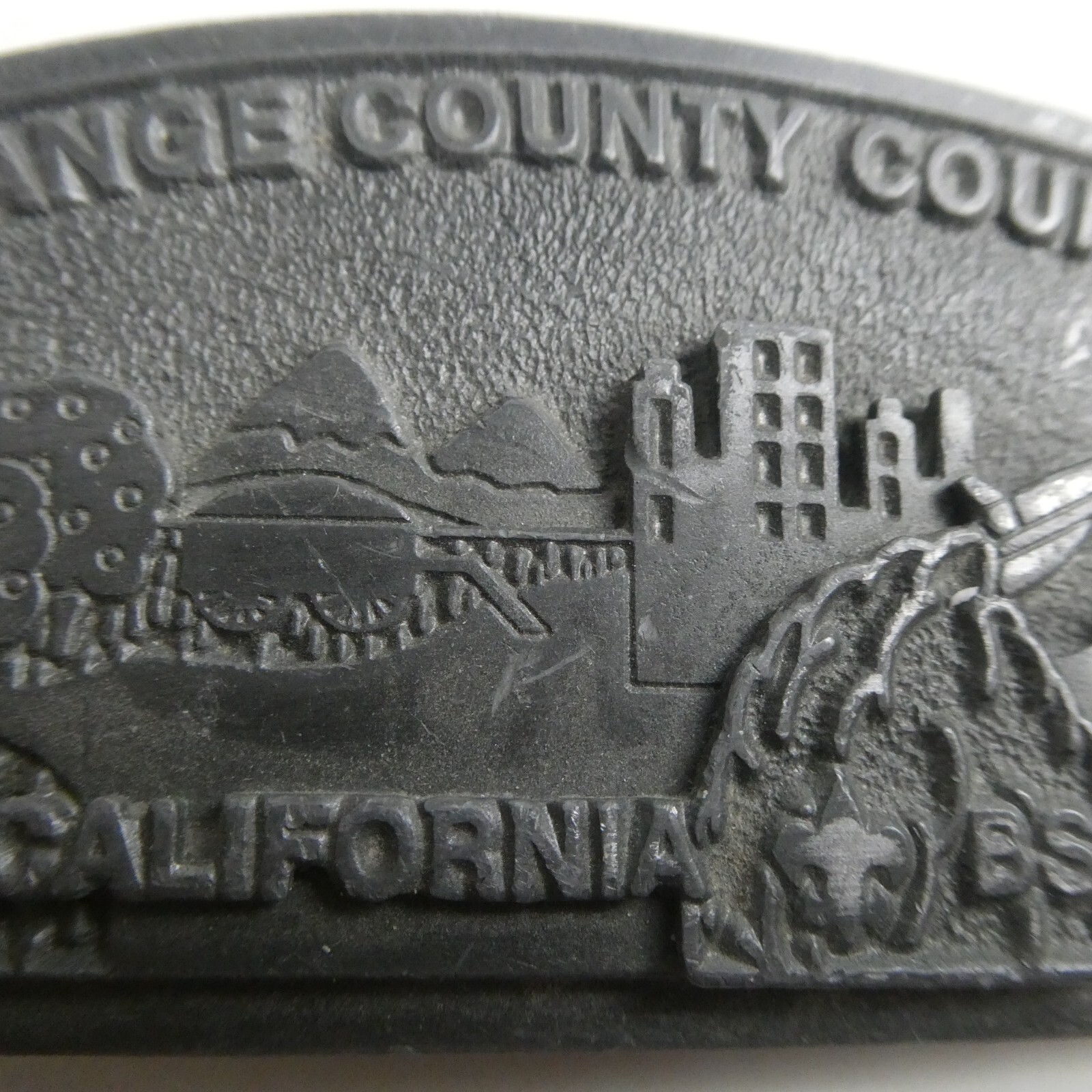 Boy Scouts of America Orange County Council California BSA Belt Buckle CD Hit