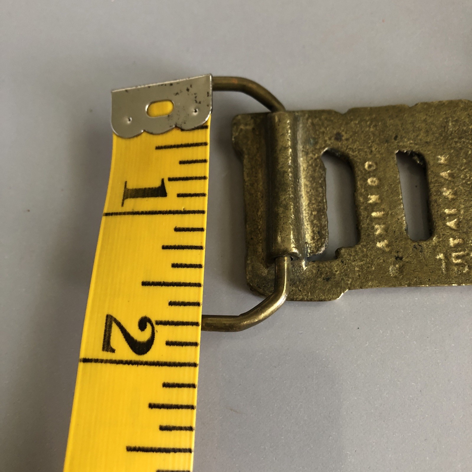 Vintage Aminco Solid Brass JERRY Name Belt Buckle Personalized Western Retro