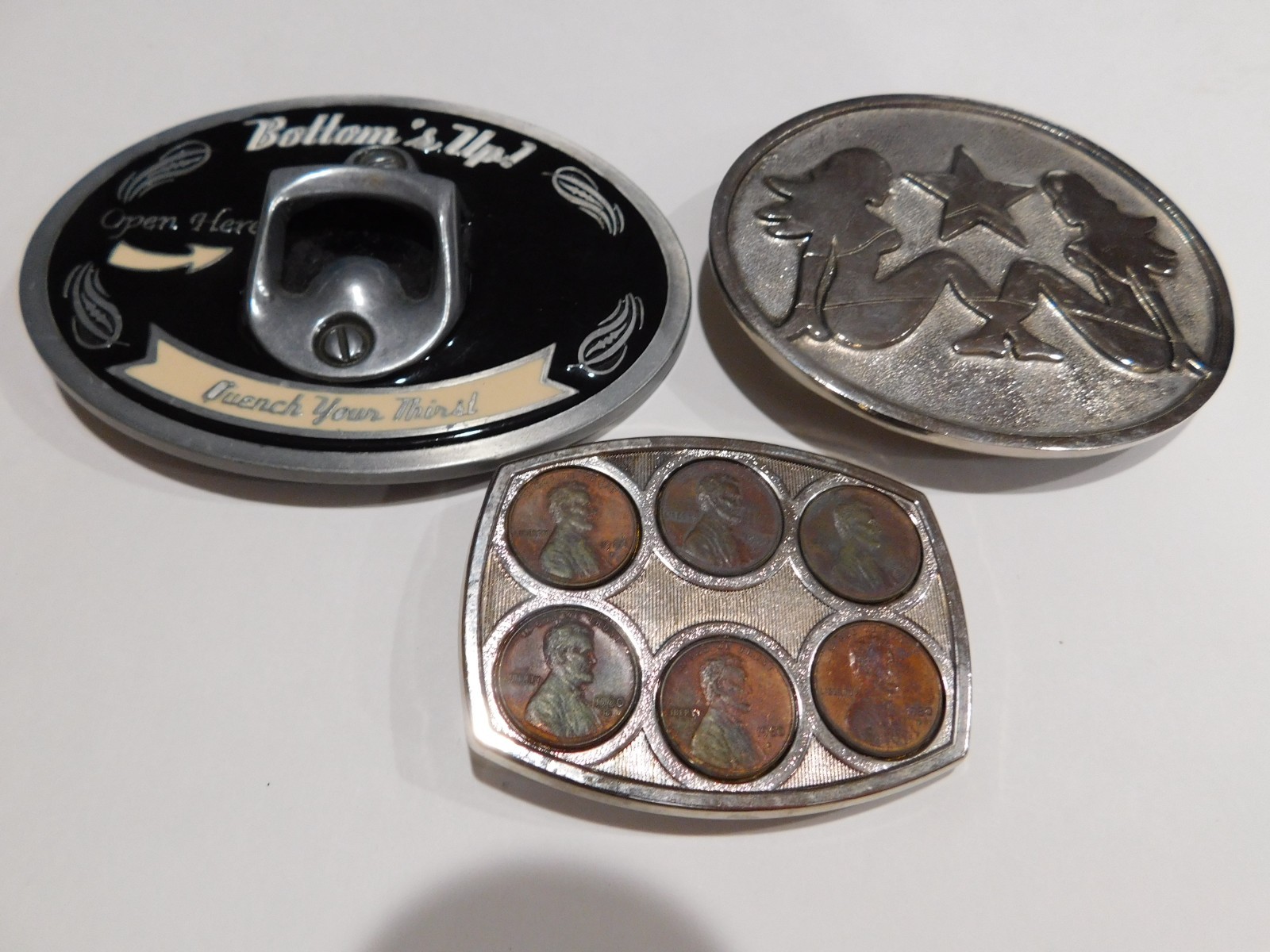 3 Unique Belt Buckles
