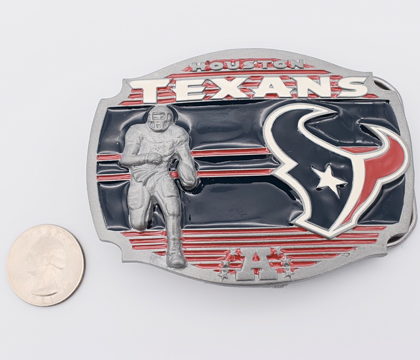 Houston Texans Football Team Belt Buckle (New)