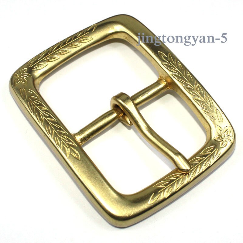 Solid Brass Belt Buckle Men&rsquo;s Pin Belt Buckles Fits For 1.5 inches Belt